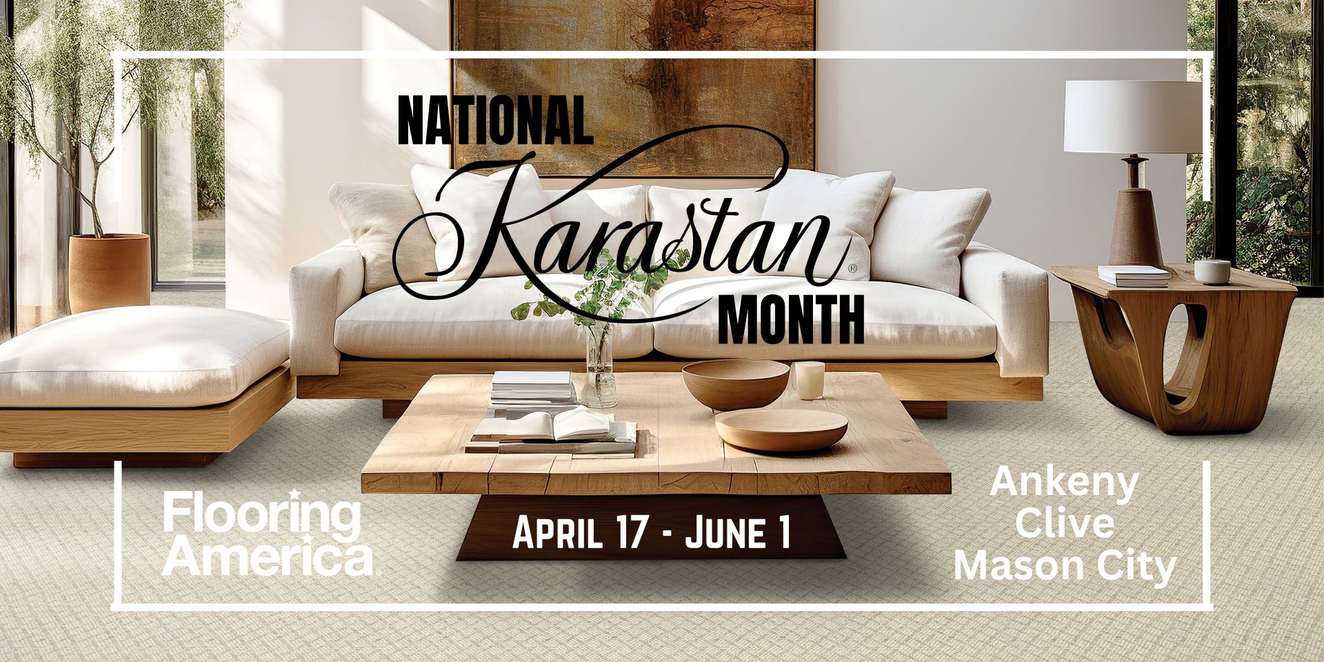 Stop by to chat with your neighborhood flooring experts graphic! 