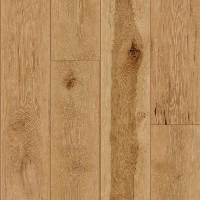 Hickory Pecan color swatch and room scene