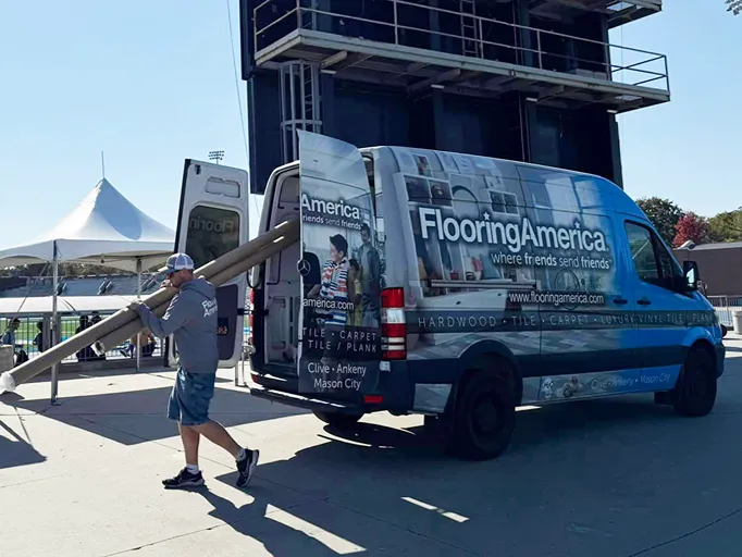 Flooring America at Reggie's Sleepout 